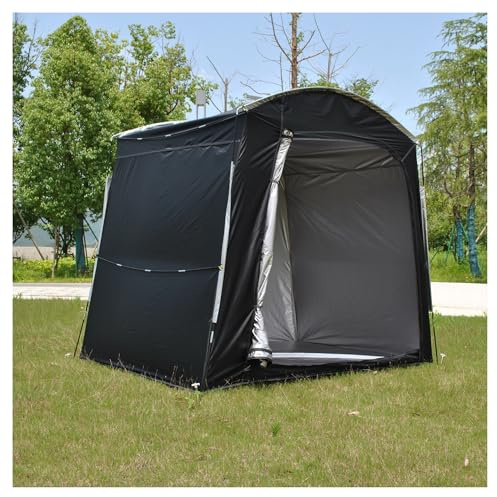 QSTGX Bicycle Tent Outdoor Storage Waterproof Portable Garage For Motorcycle Garden Tools Lawn Mower Dimensions 220x150x185 cm(C)