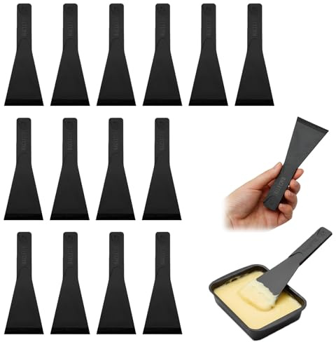 14 Spatole Padelle, Spatola Raclette, Spatole per Raclette in Nylon Resistente al Calore, Accessori Cucina per Griglia da Tavolo Fonduta e Padelle Antiaderenti, Utensili da Cucina che Non Graffiano