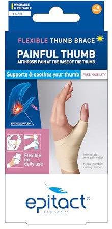 Epitact - Flexible Day Thumb Brace For Painful Thumbs - Left Hand - Size M