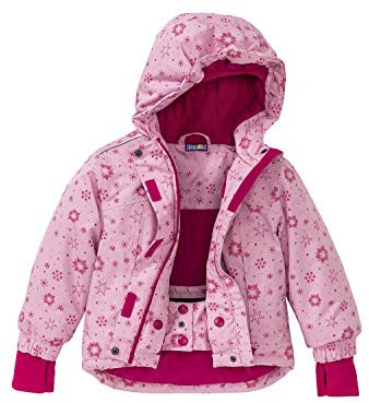 Crivit Pro Mädchen Schneejacke mit Kapuze Rosa 98/104