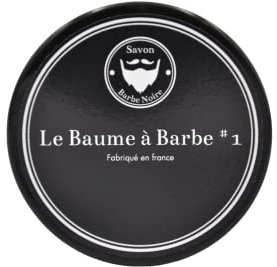 SAVON BARBE NOIRE - Le Baume à Barbe #1 - Soin pour Barbe - Made in France - Pot 50 ml