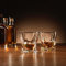 Menkind Twisted Glasses and Ice Stones Dual Set - Duo Ornate Quirky Whiskey Tumblers and Natural Reusable Ice Cubes