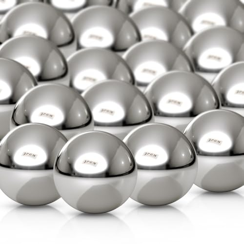 PGN Steel Slingshot Ammo - 200 Pieces, 3/4 Caliber - Straight & Precise Practice Ammo