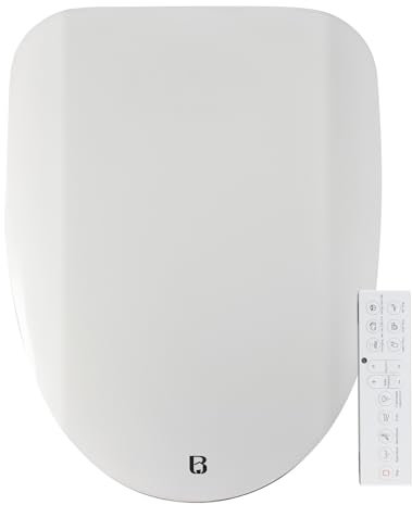 Bejoan FN3 Smart Bidet Toilet Seat, Elongated, Electric Heated, Aerated Cleansing, Endless Warm Water, Air Dryer, Remote Control, White