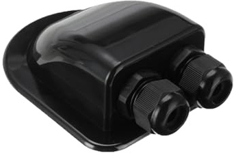 Passe-Toit Solaire,passe-câble solaire,boîte de jonction,Passe Cable Camping Car,Câble de Toit Solaire Boîte Passe Câble,Double Passe Toit Camping Car,Passe Cable Camping Car,Passe-câble en ABS