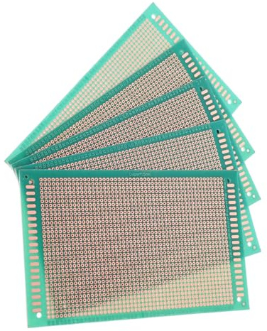 OSOLADY 5pezzi Schede Pcb Monofacciali Per Saldatura Elettronici Facili Da Usare Compatibili Per Progetti Diy e