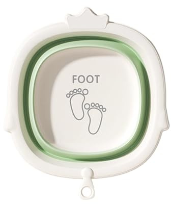 Foldable Baby Washing Pan Thickened PP+TPE Small Bathtub for Face Feet Hygiene Nonslip Infant Travel Accessories Portable Infant Wash Basin