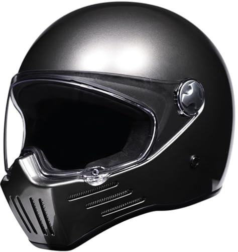 Casco Integrale Per Moto Omologato DOTECE Casco Moto Modulare Con Visiera Caschi Integrale Moto Per Adulti Uomini Donne Caschi Motocross Caschi Crash Scooter Racing Motocicletta J,M=57~58CM