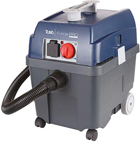 AERTECNICA aspiratore professionale secco/umido TUBÒ Force PRO, aspira liquidi, presa elettroutensile, Made in Italy, 1400W