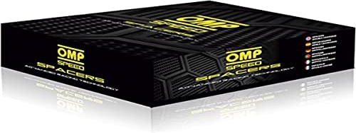 OMP Speed Jeu de 2 Élargisseurs de Voie (Entretoise de Roue) Centrés Épaisseur: 20 mm PCD: 4x100 CB: 56,6 OD: 139 Boulon x8 M12x1,5 Conique Aluminium Noir - OMPS08082001