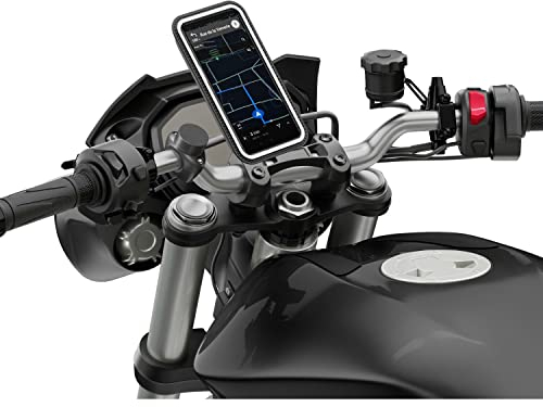Shapeheart französische Innovation, magnetische Motorrad-Telefonhalterung Pro mit abnehmbarer wetterfester Hülle, absorbiert Vibrationen. Handyhalterung für Motorradlenker. Motorradzubehör