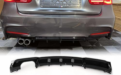 MpTuned F30 F31 Diffusor svart blank för 3-serien M Sport 2013–2018 328i 330i 330d