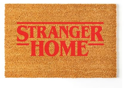 Felpudo Con Mensajes De Bienvenida Graciosos - Alfombra Entrada Casa, Felpudos Originales Y Divertidos Para Un Hogar Acogedor (Stranger Home)