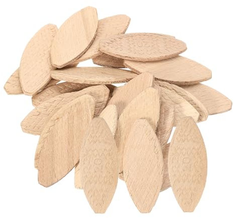 sourcing map 1000Pcs Wood Joiner Biscuits, 57x24x3.8mm Woodworking Biscuits, Wood Board Docking Tool Joiner Accessories for Carpenters and DIY Projects