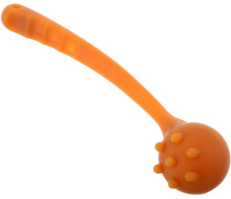 Beavorty Martillo de Masaje de Silicona para Espalda Cuello y Hombros Mango Ergonómico para Masajes de Piernas y Relajación Post-deporte
