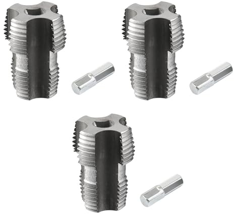 Precisione Fresa filettatura interna Forte costruzione in metallo strumento idraulico Tubi Filettatura Strumento per 0.5 3/4 Infila tubo dell'acqua di grado professionale