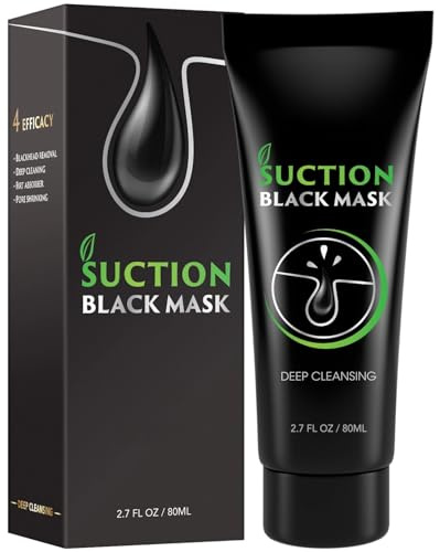 onpie Blackhead Remover Mask, Activated Charcoal Peel Off Mask, Deep Face Clean for Men and Women, Pore Cleansing Nose and Face Care, Purifying Charcoal Mask, 80ML