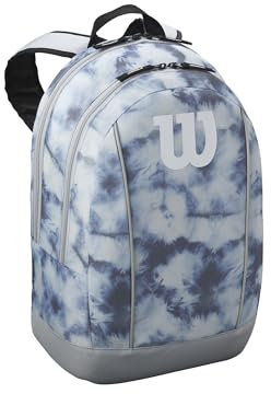WILSON Junior Tennisrucksack - Platz für bis zu 2 Schläger, Grau/Blau