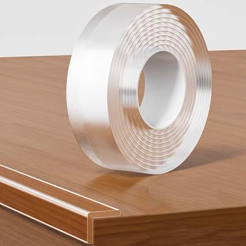 Clear Edge Protector Strip Sharp Edge Wrap Cover, 0.8 in x 9.84 FT