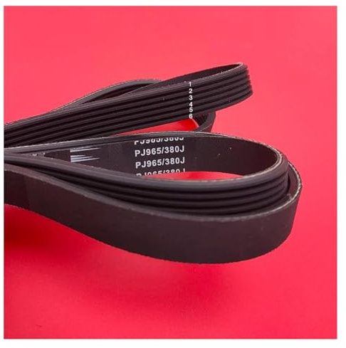 Transmission Belt 380J PJ965 Courroie Trapézoïdale 1 Pièces Courroie D'entraînement 6 Nervures en Caoutchouc Multi-rainure Ceinture Multi Cale pour Tapis Roulant Moto Courroie D'entraînement Courroie