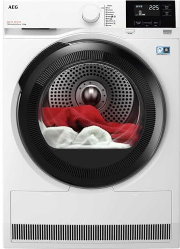 AEG TR819A4B 8000 AbsoluteCare Heat Pump 9kg Tumble Dryer - White