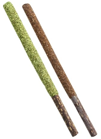 UTHCLO Bâtons à Lécher pour Chat Anti-Stress Herbe à Chat Et Galle De Menthe Lot de 12 Pièces Promoteur De Santé Dentaire Et Digestion Jouets Naturels D'intérieur