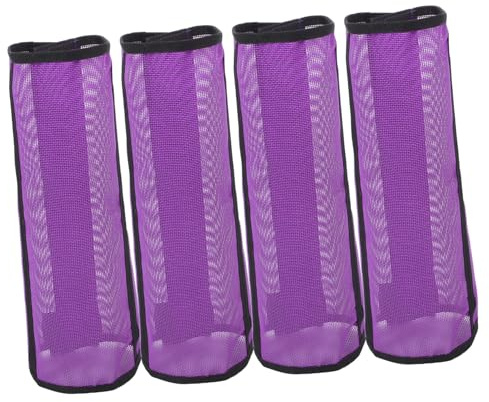Gatuida 4 Piezas Botas para Caballo de Malla Transpirable Cubierta Protectora para Patas de Caballo con Barras de Soporte Diseño Cómodo y Resistente para Uso Diario
