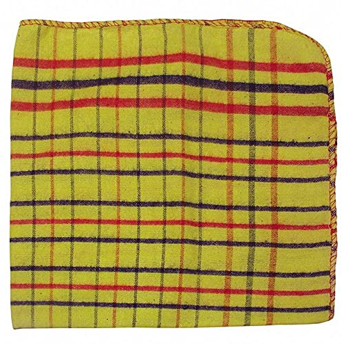 MAQA 6 Stück Baumwoll-Staubtücher, 50x50cm Staubtücher, Schottische Staubtücher