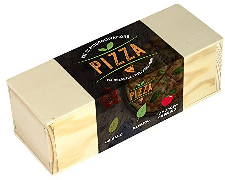 Resetea Kit Coltivazione Pizza, Origano, basilico e Pomodoro ciliegino