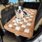 Loiion Hundebett Auto Rückbank, Weich Auto Hundebett, Hundebett Große Hunde, Autodecke Hund Rückbank, Hundematte rutschfest, Leicht zu Reinigen, Kratzfest und Komfortabel, 127×62.5cm