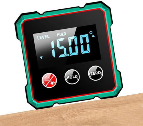 Misaakoeq Ga indice di angolo magnetico, Finder angolo digitale,Cubo di ricerca di laurea magnetica - Strumento di livello, strumento di misurazione della lavorazione del legno per lavorazione del