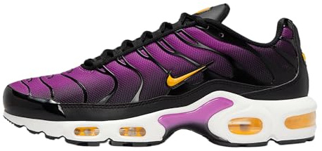 Nike Air Max Plus Women's Shoes (DZ3671-100, White/Black/Picante RED/Citron Pulse), Black/Laser Orange/White/Hyper Violet, 2.5 UK