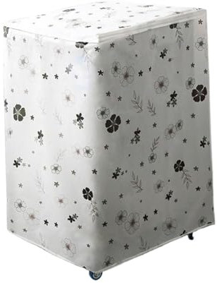 Housse Pour Lave-Linge Couvercle de Machine à laver automatique, 2 pièces, étanche, résistant au soleil, chargement frontal, charge supérieure, protection for Machine à laver, articles ménagers(Top co
