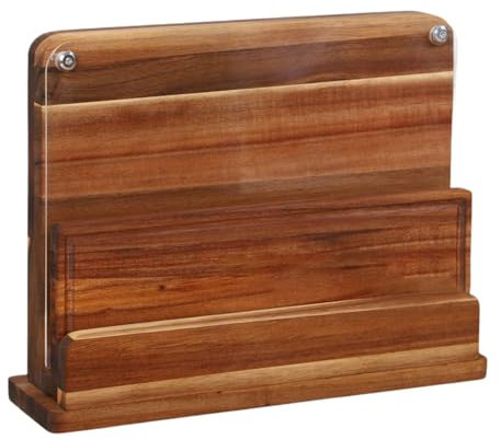 perfk Portacoltelli in Legno per Cucina, Ristorante, Universale, salvaspazio, Moderno, Resistente, da banco, in Legno, per Esposizione di coltelli
