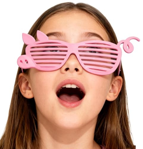 Lustige Brille in Tierform, Cosplay-Brille für Kinder, Teenager, Erwachsene, 3D-gedruckte lustige Brille mit festlichem Design für Geburtstag, Weihnachten, Party, Festival, Event, Kostüm, Spaß