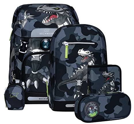 Beckmann Classic Schoolbag Set 6-teilig 22L Camo Rex