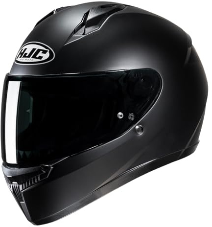 HJC, Casco Moto Integrale C10 SOLID Semi Flat Black, S