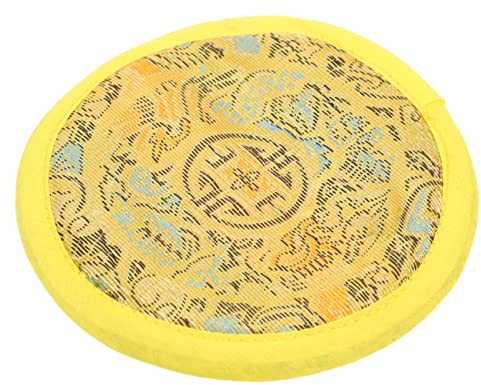 1 Stück Buddha-Klangschalenkissen, tibetische Schüssel, Tassenunterlage, tibetische Klangschalenunterlage, tibetische Klangschalen, Klangschalenmatte, Vintage-Zubehör, buddhistische Ritualinstrumen
