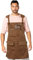 Foppla Tablier de travail, tablier à outils avec 5 poches à outils, tablier de travail robuste, tablier de travail en tissu Oxford imperméable, sangle croisée réglable, tablier de travail du bois pour