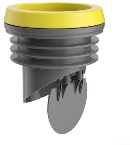 Valvola di ritegno a flangia, sostituzione della flangia del WC industriale, cera impermeabile per flangia WC per anello con valvola anti riflusso, guarnizione affidabile (grigio)