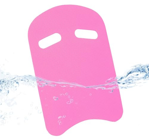 Swimming Board, Foam Swimming Board, Unisex Swimming Board Kickboards With Handles, Foam Swimming Kickboard with Handles, For Swimming Exercises And Training (Pink)