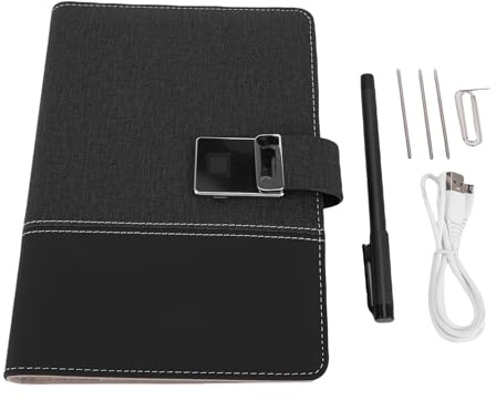 Fafeicy Juego de Lápiz Inteligente y Cuaderno, con Bloqueo de Huellas Dactilares Lápiz de Sincronización Digital Convierte Escritura a Mano en Texto para Estudiantes Profesionales 160