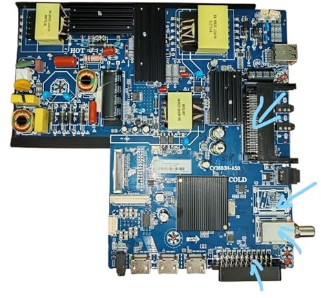 ZP.T9255.815R00 carte mère TV trois en un, réseau WiFi, testée, photo physique(1TUNER 1sd1ci)