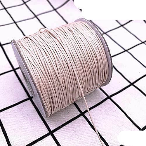 WEDSA 0,5 mm 10 m gewachste Schnur Gewachste Fadenschnur Schnur Riemen Halskette Seil Perlen für die Schmuckherstellung DIY Armband-09