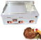 Tischgrill, Gasgrill, Grillen-, Kochen- und Backen Funktion, Edelstahl-Brenner, Balkon-Grill,Mobiler Kompaktgrill,Aluguss-Gehäuse,Tischgrill mit Aluguss-Grillhaube,Elektronisches Zündgerät,Style1
