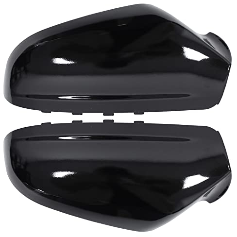 Doo Engy Außenspiegel Spiegelkappen Seitenspiegel Abdeckkappen Rückspiegel Spiegel Abdeckung Gehäuse Spiegelgehäuse Ersatz schwarz links und rechts für Astra H GTC Caravan 2004-2009
