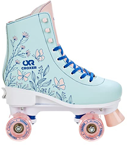 CROXER Rollschuhe Roller Skates für Kinder Erwachsene Mädchen Damen verstellbar (Amara, 39-42 (25-26,5cm))