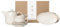 Broste Copenhagen Nordic Vanilla Teeset für Zwei in der Farbe Beige, aus Steingut gefertigt, Spülmaschinen– und mikrowellenfest, 80019827