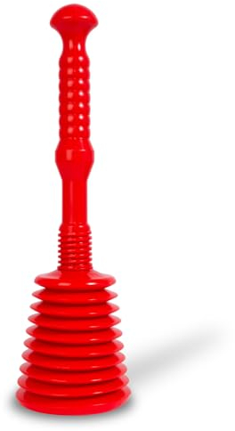 EBERTH Pömpel zur effektiven Reinigung von Waschbecken, Toiletten und Duschen, Abflussreiniger Pümpel, Aufsatz Ø 120 mm, Rohrreiniger Saugglocke, Reiniger für WC und Abfluss, gegen Verstopfungen