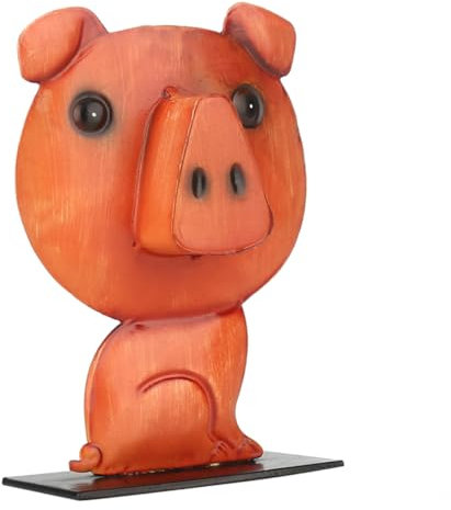 IMIKEYA Brillenstander in Schweineform Brillenhalter Aus Eisen Brillenornament Für Wohnzimmer Schlafzimmer Büro Als Geschenk Für Partner Freunde Kollegen Vater Mutter Oder Sich Selbst